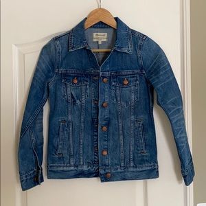 Madewell XS classic jean jacket